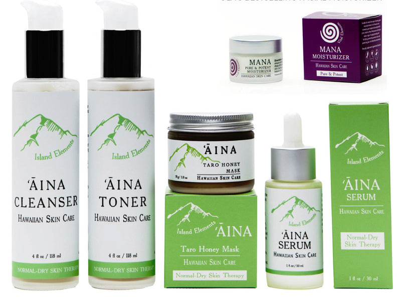 ʻĀina Anti-Aging Skincare Set Plus Mana Moisturizer